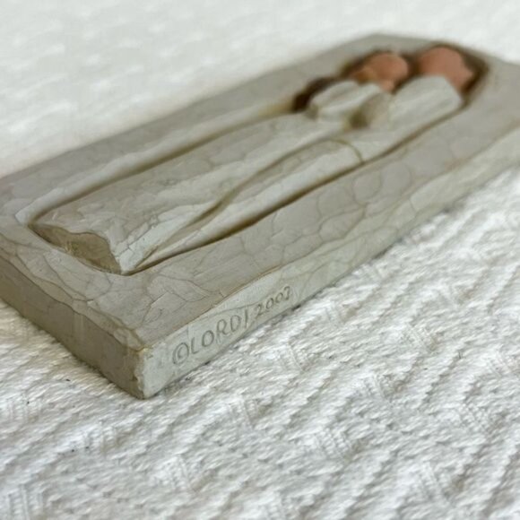 Willow Tree Wall Hanging Plaque Father and Daughter Susan Lordi Demdaco 2001 - Picture 3 of 6
